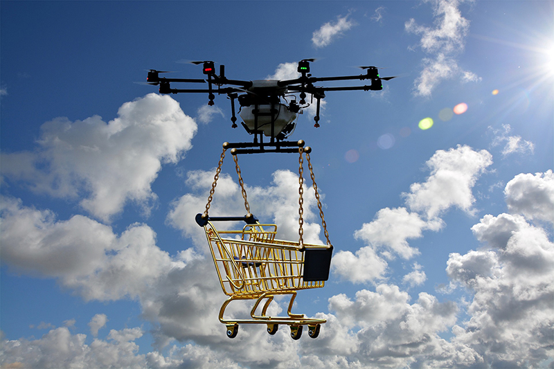 La carrera entre Walmart y Amazon para liderar el desarrollo de drones de reparto