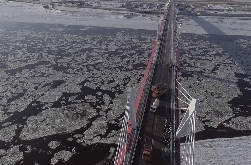 Finaliza la construcción del puente que une China y Rusia